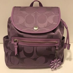 RARE pastel lavender Coach backpack